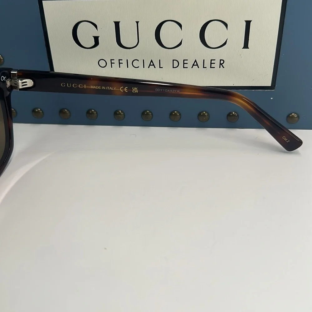 New Authentic Gucci GG0450S 003 57 Men's Sunglasses